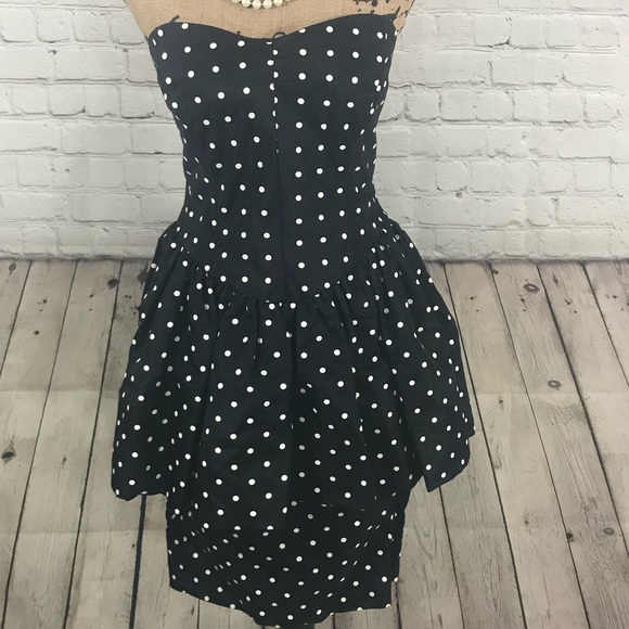 Women’s Vintage 80’s-90’s Polka Dot Vintage Dress - Picture 2 of 6
